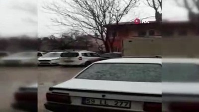  Tekirdağ'da kar yağışı 