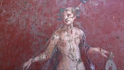 fresk - Video | İtalya'nın antik kenti Pompeii'de Narkissos freski bulundu Videosu