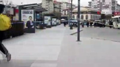 bomba panigi -  Toplu taşımada şüpheli paket alarmı Videosu