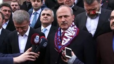Ulaştırma ve Altyapı Bakanı Cahit Turhan'dan Trabzonspor'a ziyaret
