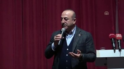 Çavuşoğlu: 'Arkamızda güçlü bir Türkiye'nin ve milletin olduğunu hissediyoruz' - ANTALYA 