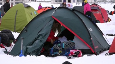 kramp - Dağcıların Muş'ta kış eğitimi kampı  Videosu