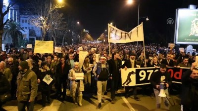 cumhurbaskanligi - Karadağ ve Sırbistan'da hükümet karşıtı protesto - PODGORİCA/BELGRAD  Videosu