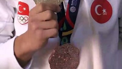 Ağabeyine özendi, EYOF 2019'da 2 madalya kazandı - ERZURUM 