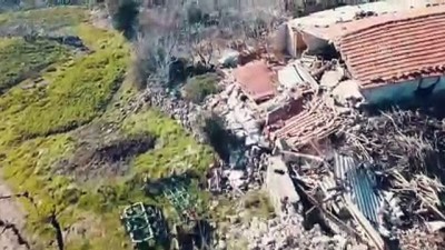 asiri yagis - Heyelan nedeniyle tahliye edilen ev sayısı arttı - İZMİR  Videosu