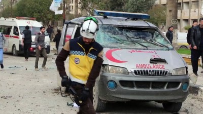 rejim karsiti - İdlib'de art arda iki bombalı saldırı - İDLİB Videosu