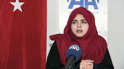 yabanci ogrenci - Türk öğrenci Rukiye Gazze'de yüksek lisans yapan ilk yabancı oldu (2) - GAZZE  Videosu