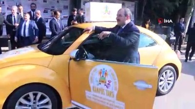 elektrikli otomobil -  Bakan Varank, 'kampüs taksi’ şoförü oldu Videosu