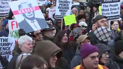 milyar dolar - New York'ta Trump karşıtı protesto  Videosu