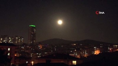 ‘Süper Ay’ İstanbul semalarında