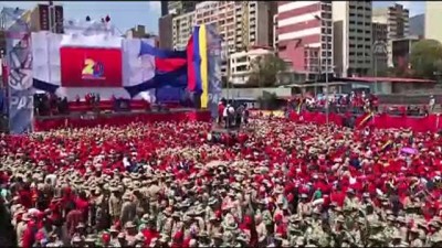 Binlerce Venezuelalı, iktidardaki Venezuela Birleşik Sosyalist Partisince düzenlenen mitingte buluştu - CARACAS