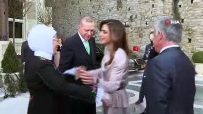  Cumhurbaşkanı Erdoğan, Ürdün Kralı 2. Abdullah ile bir araya geldi