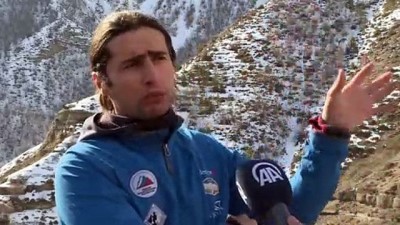 Dünyaca ünlü dağcılar 'sakin kent'teki buz tırmanışını sevdi - ERZURUM