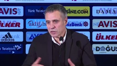 Fenerbahçe - Göztepe maçının ardından - Ersun Yanal (2) - İSTANBUL 