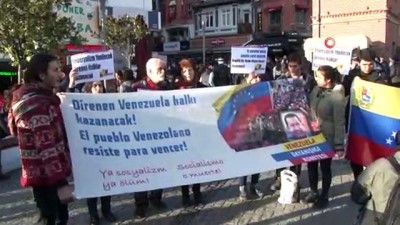  İstanbul'da Venezuela ile dayanışma eylemi