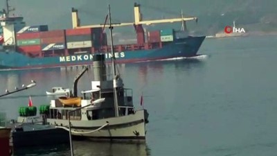 deniz ulasimi -  Çanakkale Boğazı sis sebebiyle trafiğe kapatıldı  Videosu