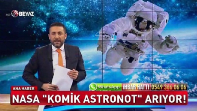 Nasa Komik astronot arıyor