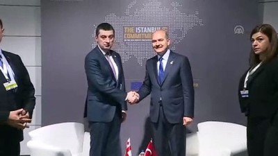 aria - Soylu, Gürcistan Başbakan Yardımcısı ve İçişleri Bakanı Giorgi Gakharia ile bir araya geldi - İSTANBUL Videosu