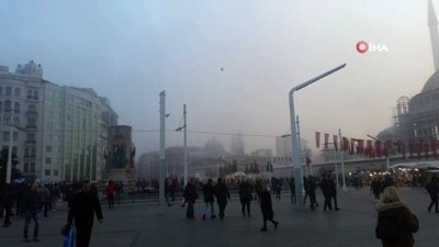 taksim meydani -  Taksim'den sis manzarası Videosu