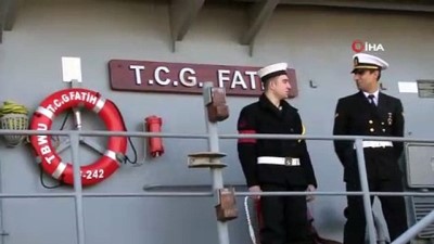 hucumbot -  Trabzon’da kurulan deniz üssünün ilk askeri gemisi demirledi  Videosu
