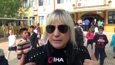 ilkokul ogrencisi -  İlçe Milli Eğitim Müdürü Aldoğan’dan Ada’ya sürpriz ziyaret  Videosu