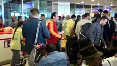 ucak seferi - Sisten dolayı uçağı iptal olan Galatasaraylı taraftarlar maça yetişecek  Videosu