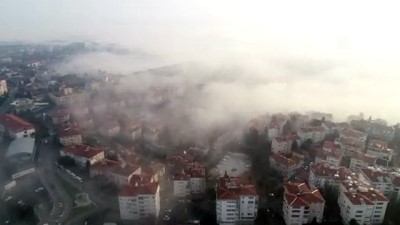 kirkoy - Yoğun sis etkili oluyor - Drone çekimi - İSTANBUL  Videosu