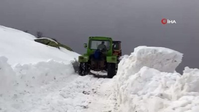 batin -  Konya’da karla kaplanan dağ yolları ulaşıma açılıyor  Videosu