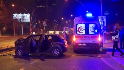 Başkentte trafik kazası: 1 yaralı 