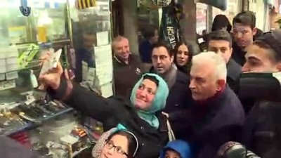 muhabbet - Binali Yıldırım, Sarıyer'de esnafı ziyaret etti - İSTANBUL Videosu