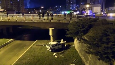 Kastamonu'da otomobil köprüden dereye düştü: 4 yaralı 