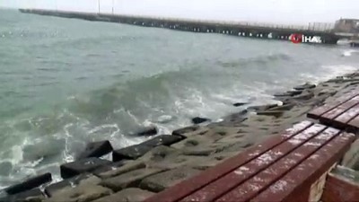 deniz ulasimi -  Tekirdağ’da kar ve fırtına deniz ulaşımı durdurdu  Videosu