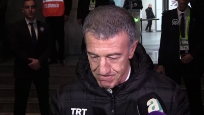 Trabzonspor Kulübü Başkanı Ağaoğlu: 'İyi bir galibiyet oldu, buna da ihtiyacımız vardı' - İZMİR 