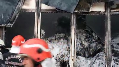 Ambalaj fabrikasında yangın - GAZİANTEP 