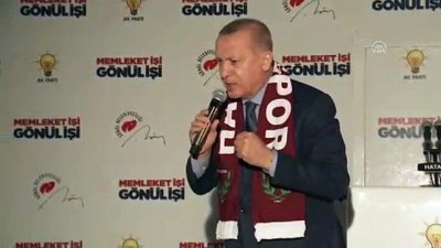 Cumhurbaşkanı Erdoğan: 'Terörle mücadeledeki başarılarımızın çok daha ileriye taşınması için 31 Martı da başarıyla atlatmamız gerekiyor' - HATAY