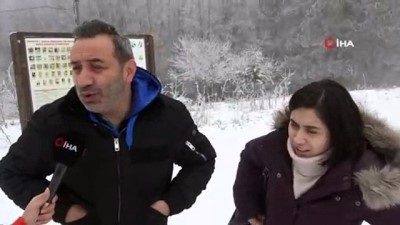 kar yagisi -  Kar yağışını fırsata çevirip Uludağ'a akın ettiler  Videosu