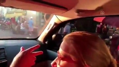 devlet baskani - Maduro kullandığı araçla Caracas'ı gezip ABD'ye mesaj verdi - CARACAS  Videosu