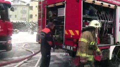 Ümraniye'de sosyal tesiste yangın - İSTANBUL 