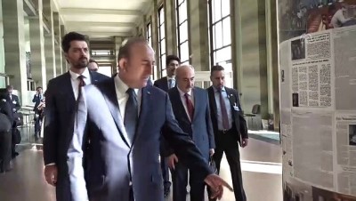 calisan gazeteciler - Bakan Çavuşoğlu ACANU fotoğraf sergisini gezdi - CENEVRE Videosu