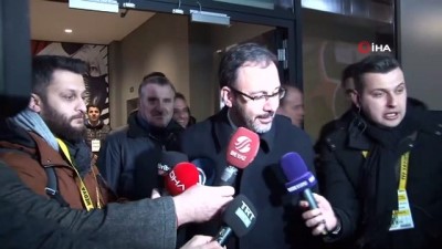 beraberlik - Bakan Kasapoğlu: 'Derbi maçlarında tatlı bir rekabet olur' Videosu