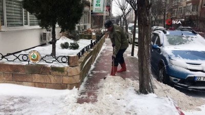 kar yagisi -  Keşan'da kar yağışı etkisini sürdürüyor  Videosu