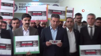 oturma eylemi -  Memur-Sen’den Mısır’daki idamlara tepki  Videosu