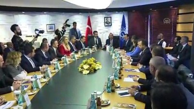 Bakan Çavuşoğlu, ANGİAD üyeleri ile bir araya geldi - ANKARA