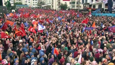 Cumhurbaşkanı Erdoğan: 'Muhalefetin çapsızlığı, vizyonsuzluğu, beceriksizliğine bakıp da rehavete kapılmadık' - GİRESUN 