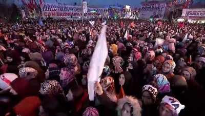 Erdoğan: ''(İstanbul) Binali Yıldırım, kardeşimizin yanında yer alacaklarına inanıyorum'' - ERZİNCAN