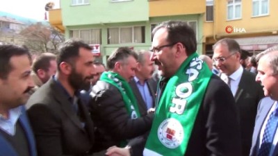  Gençlik ve Spor Bakanı Kasapoğlu'ndan Durağan’a müjdeler 