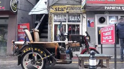 engelli arabasi - 'Gogo amca' 66 yıldır ayakkabı üretiyor - AĞRI  Videosu
