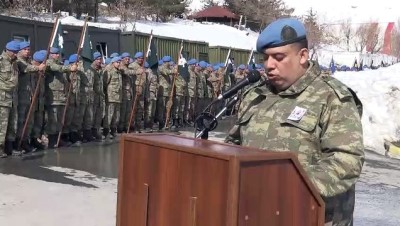 Hakkari'de hayatını kaybeden asker için tören 