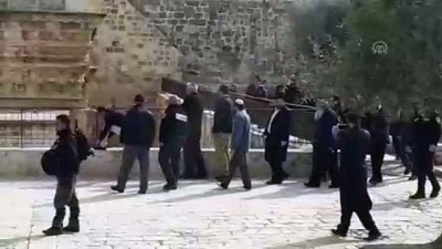 arbede - İsrailli bakandan Mescid-i Aksa'ya baskın - KUDÜS  Videosu