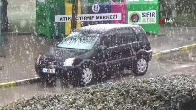  Karaman’a lapa lapa kar yağdı 